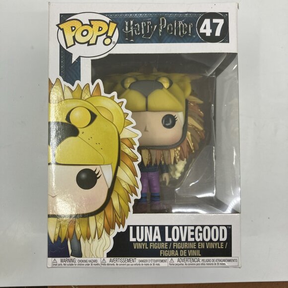 Funko Pop! Luna Lovegood with Lion Head Vinyl Bobble Toy Figure #47 - Picture 1 of 8